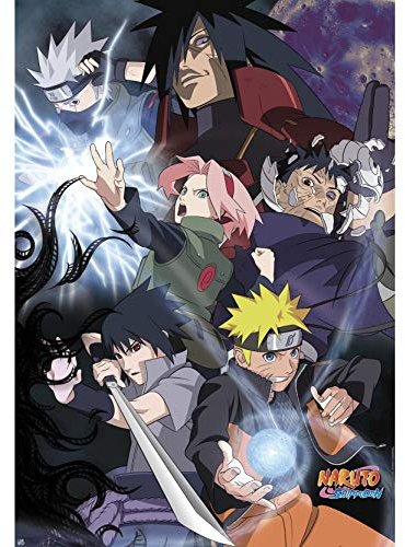 ABYSTYLE - NARUTO SHIPPUDEN - Poster Ninja War Group (91.5x61)