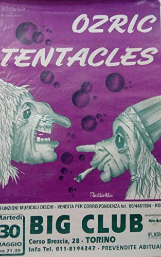 Ozric Tentacles Big Club Torino 30/05 - Poster
