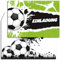 12x Geburtstagseinladungen mit Umschlägen | Fußball-Party | Einladungskarten-Set für Geburtstag Kinder | Für Jungen & Mädchen | Einladung Kindergeburtstag Fussball-Einladungen Tor Stadion Jungs Cool