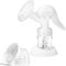 NCVI Manual Breast Pump with Milk Bottle, Portable Breastfeeding Pumps 5oz, BPA-Free Soft Food Grade Silicone Powerful Suction