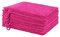 NatureMark 10er Pack Frottee Waschhandschuhe Waschlappen 100% Baumwolle Pink 15x21cm