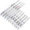 TF Säbelsägeblätter-Set, 10 Stück, Säbelsägeblätter, Universal-Ersatzklingen aus Hartstahl (240 mm 150 mm) für Metall-/Holzschneiden