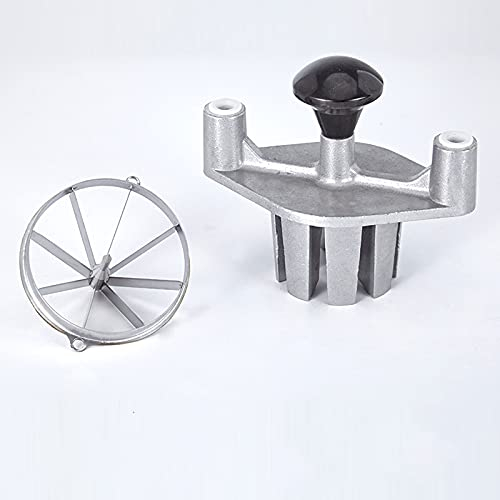 Aocet Commercial Trancheuse Manuelle Grand Découpe de Pommes Oignons Citrons Légumes Professionnel Coupe-Fruits pour Bar Restaurant Fêtes Buffet, Facile à Nettoyer (Taille : 8 Section Blade)