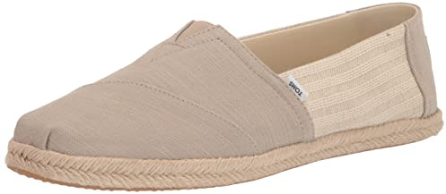 Toms Damen Alpargata Rope Classic Loafer Flach, Natürliche Streifen, 36 EU