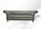 JVmoebel Chesterfield 3 Sitzer Leder Graue Wohnzimmer Modern Design Sofa Big XXL Möbel