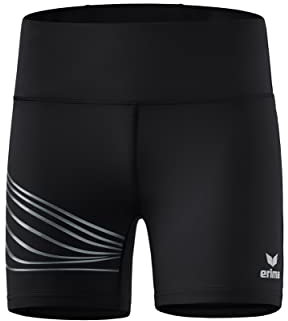 Erima Damen Racing 2.0 Kurze Lauftight (8292315), schwarz, 34
