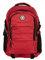PASO Wasserdichter Sportrucksack für Damen und Herren - Bequemer Schulrucksack für Jungen und Mädchen - Leichter und ergonomischer Wanderrucksack - Schultasche - Rot