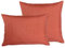 BEAUTEX Kissenhüllen in Leinen Optik, Kissen Kissenbezug Sofakissen mit Reißverschluss, Größe wählbar(2 St. 50x50 cm Terracotta)