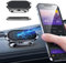 unnderwiss 2 Piezas Soporte movil magnetico para salpicadero de Coche, Se Puede Ajustar y Girar 360, Adecuado para teléfono