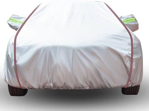 Auto abdeckplane abdeckplane Auto für VW Lt28-50 Bus 1975-1996, wasserdichte staubfeste blätter Schnee UV-reflektierter mit reflektierenden Streifen hagelschutzplane Auto