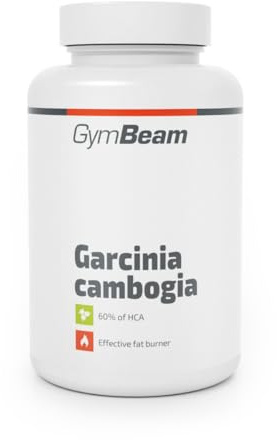 GymBeam Garcinia Cambogia (Kapseln) - 1000 mg pro Tagesdosis, Garcinia Cambogia-Extrakt ohne Koffein, vegan, reich an Hydroxycitronensäure (HCA), beliebter Fatburner, 90 kaps