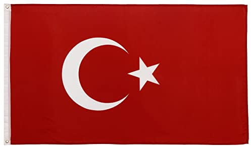 FlagScout - Türkei Flagge | 150 x 250 cm | Flaggen mit top Qualität, hochwertiger Verarbeitung und kräftigen Farben