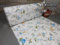 240cm Breit Meterware ab 50cm Popeline Baumwolle Stoff Baumwollstoff Kinderstoffe Stoffe Blumen Rosen Babystoffe Ranforce Bastelstoff ÖKO-TEX VP0B040 (Blau Rosen)