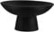 Cabilock Ceramic Fruit Bowl - Footed Food Pedestal for Kitchen Counter, Large Snack Dessert Serving Dish, Decorative Table Countertop, Black