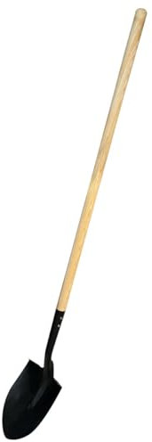 OGROD Pelle bêche pointue avec rebords manche long en bois de frêne FSC