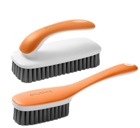 Clothes Scrubbing Brush - Laundry Stain Remover, Fabric Cleaning Tool | Hard Bristle Cleaning Brush, Heavy Duty Scrubber, Handheld Stain, Multi-Purpose Laundry | Household Carpet