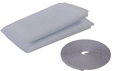 Fixman 610831 Zanzariera a Rete per Finestra, 1500 x 1300 mm, Bianco, 1500 x 1300mm