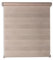 Doppelrollo 40x160cm beige meliert Holzstruktur Klemmfix ohne Bohren Duorollo