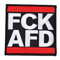 FCK AFD Aufnäher Aufbügler Patches Applikation Gewebt