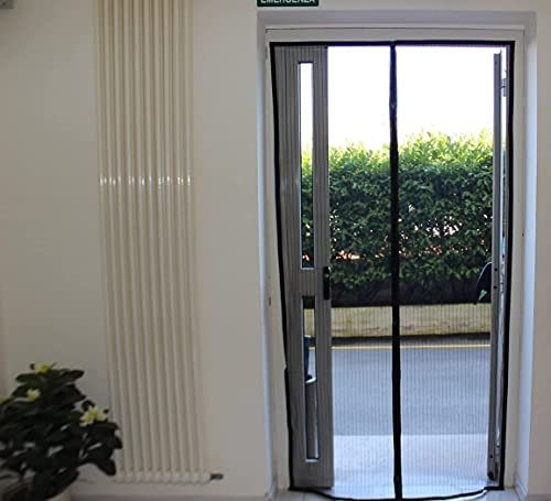 Tenda Zanzariera Magnetica Standard, colore Marrone 140x240 Euronovità EN-228113