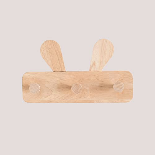 SKLUM Porte-Manteau Mural en Bois Buny Style Kids -