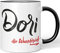 JUNIWORDS Tasse, Dori, die Wundervolle, Schwarz (5226699)
