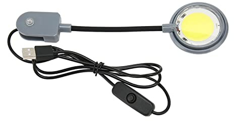 Tnfeeon Kleines Aquariumlicht, LED-Pflanzenlicht, Algenbeckenlicht, Beleuchtungslicht, Mini-Fülllicht, Aquariumlicht