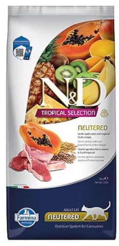 FARMINA ND Cat Tropical Selection NEUTERED Lamm, 10 kg