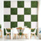Bilderwelten Moosbild Akustik-Paneel Olivgrün 4 Stk. 52x52 cm echte konservierte Mooswand Moos Akustik Platte Wand Panel Wohnzimmer Schlafzimmer