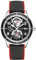 SEAKOSS Taucheruhr für Herren, automatische mechanische Uhr, Kalender, Monat, Jahranzeige, Super C3, leuchtendes Zifferblatt, Welt, Erde, Nord-Süd-Hemisphäre, 10 ATM Taucharmbanduhren, Schwarzes