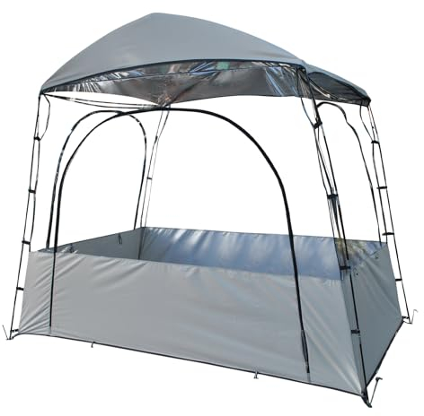 Outdoor Bubble Zelt für 4-5 Personen - Regenzelt Camping-Sonnenschutz Pop-Up transparent, Instant Camping Zelt Baldachin Pavillons für Party Event - Ultimatives Iglu-Zelt