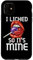 Hülle für iPhone 11 Pop-Art mit rotem Mund von I Licked So It's Mine Lollipop Lips