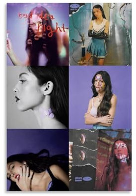 EEILASE Olivia Rodrigo - Póster decorativo para pared, 30 x 45 cm, sin marco, Olivia Rodrigo