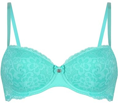 HUNKEMÖLLER Vorgeformter Bügel-BH Marine - Pool Blue - 70C