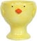 Gisela Graham Coquetier en céramique Motif poussin Jaune