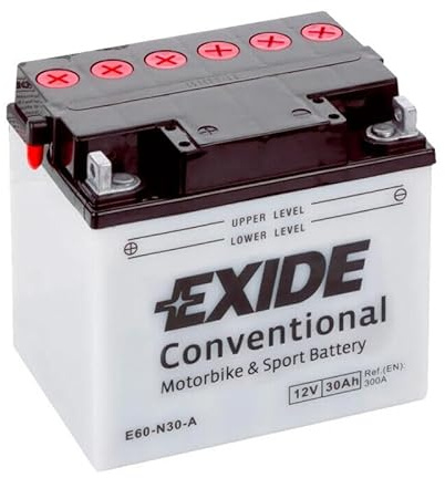 EXIDE BIKE Batteria moto E60-N30-A 30AH Y60-N30-A 300A