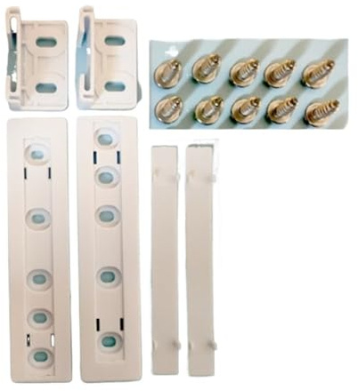 Refrigerator Drawer Slide Rail Integrated Fridge Freezer Door Mounting Bracket Fixing Slide Kit Door Connecting Parts(A)