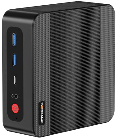 BOSGAME P4 Ultra Windows 11 Pro Business Mini-PC AMD Ryzen 7 7730U, 8 Kerne, 16 Threads, bis zu 4,5 GHz, 16 GB DDR4 RAM, 1 TB SSD, 4K@60Hz Triple Display, HDMI, Type-C, USB3.2, LAN, Wi-Fi 6E, BT5.2