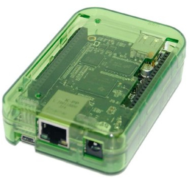 sb components Premium Protective Enclosure case for BeagleBone -(Transparent Green) (Pack of 1)