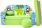 Kinder Sofa Couch Baby Schlafsofa Kinderzimmer Bett gemütlich verschidene Farben und motiven (Z16 grün Afrika)