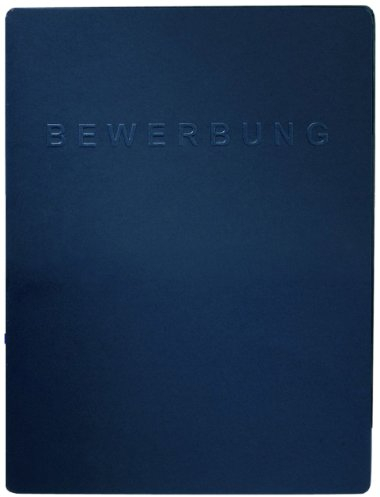 Pagna 22022-02 Bewerbungsmappe Square 225x310x7mm blau