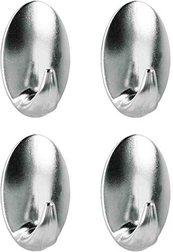 Metaltex 294612010 Hafthaken Liliput 4-er Set, verchromt