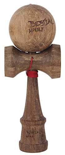 BESTIAL WOLF Bamboo Bogenball Kendama, braun, Einheitsgröße