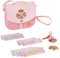 Disney Princess Style Collection World Traveler Purse Set Bag with Strap, Sunglasses, Key with Charm, 5 Play Coins & 8 Paper Bills For Girls Ages 3+