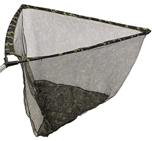 NGT CAMO Landing NET KESCHER 42 107x90cm mit Stink Bag & Metall V Karpfenkescher