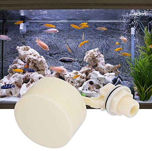 Garosa Kleines Schwimmerventil Hochwertiges ungiftiges Mini-Kunststoffzylinder-Schwimmerventil G1/2-Steuerschalter für kleine Wasserversorgungsanlagen,Kugelhahn