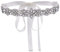 YouLaPan Hochzeitsgürtel Strass Silber Brautkleid Schärpe Satin Guertel Glitzer Hochzeit Damen Party Kleid (Elfenbein)