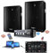 Pack Sono DJ 600W + AMPLI USB Bluetooth + 2 Enceintes 300W + Table DE MIXAGE USB + Divers CÂBLES PA DJ Sono Soiree Anniversaire