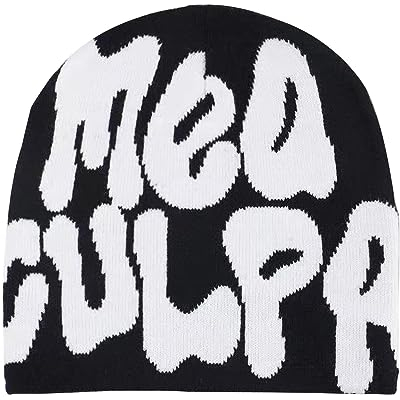 GFLPO Unisex Beanie-Mütze, Schwarz, One Size