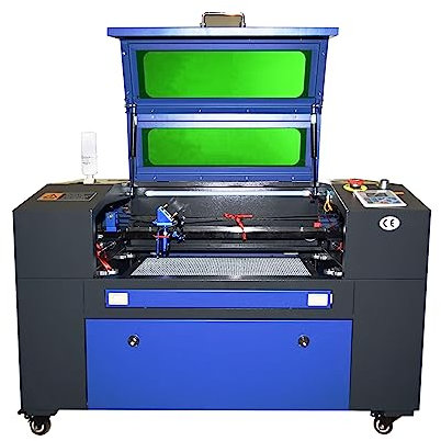 otmechl 50W CO2 Laser Graviermaschine 500 x 300mm Autofokus Gravurmaschine Laserengraver mit digitalem Bedienfeld, Lenkrollen, Laserschneider-Schneideätzmaschine,Lightburn-kompatibel